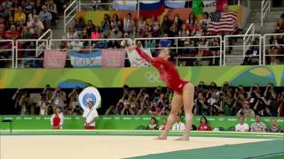 Aly Raisman USA  Rio 2016  FX  Individual AllAround Final [upl. by Anad]