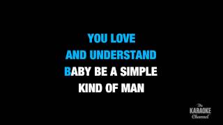 Simple Man in the Style of quotShinedownquot karaoke video with lyrics no lead vocal [upl. by Atiuqer798]