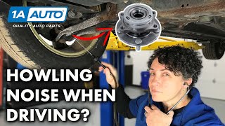 Car or truck howling noise when driving How to evaluate your wheel hub bearings [upl. by Atinehc]