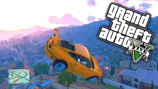 GTA 5 Funny Moments 46 GATE LAUNCH GLITCH with KSI Zerkaa MM7Games Behzinga amp TBJZL GTA V [upl. by Nero]