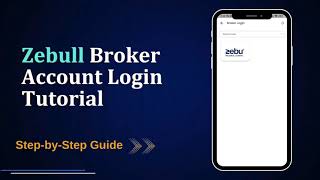 Zebull Broker Account Login amp APP key GenerationTutorial [upl. by Bennir]