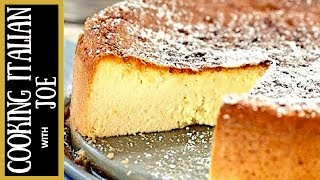 Ricotta Cheesecake  Cooking Italian with Joe [upl. by Rolat]