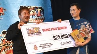 Street Fighter 25th Anniversary Grand Finals  Seonwoo quotINFILTRATIONquot Lee Interview [upl. by Yeliac]