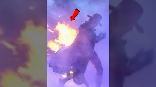 That Time The Undertaker Was Set On Fire shorts [upl. by Assennev240]