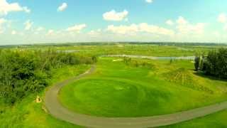 DJI Phantom Golf Course Test  GoPro HERO3 [upl. by Nafis854]