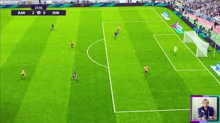 Barcelona vs Shakhtar Donetsk eFootball Pro Evolution Soccer 2021 [upl. by Scrogan]