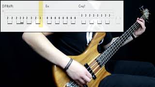 The Cranberries  Zombie Bass Cover Play Along Tabs In Video [upl. by Annairol]