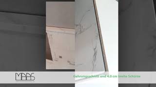 EislingenFils Aura 15 Dekton Arbeitsplatte und Seitenwange [upl. by Dympha]