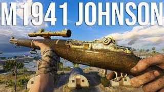 Battlefield 5 M1941 JOHNSON IS AMAZING IN 2024 – BF5 Multiplayer Gameplay [upl. by Orbadiah]