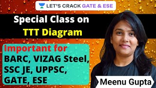 Special Class on TTT Diagram  Important for BARC VIZAG Steel SSC JE UPPSC GATE ESE Part3 [upl. by Lennod]