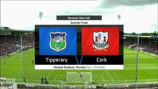 Tipperary v Cork  Munster Senior Hurling Championship 2017  QuarterFinal  HIGHLIGHTS [upl. by Paloma539]