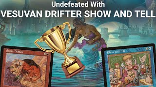 VESUVA DRIFT Undefeated Trophy with Legacy Vesuvan Drifter Sneak amp Show MoM Aftermath Combo MTG [upl. by Winther]