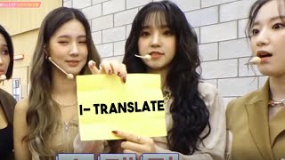 Yuqi translating in Chinese for Shuhua [upl. by Yacov]