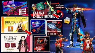 FILTRÓ TODOS LOS EVENTOS DE LA PRÓXIMA AGENDA SEMANAL DE FREE FIRE  KATANA Y SCAR EVO ZENITSU amp MAS [upl. by Lamhaj850]