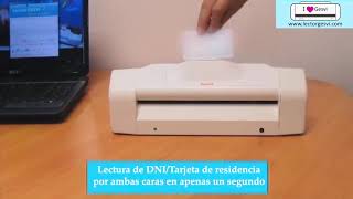 Lector Gesvi  Cómo leer DNI Pasaporte y carnet de conducir [upl. by Mathew]