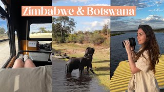 Tour dAfrique australe  ep1  Vlog camping au Zimbabwe et au Botswana [upl. by Nosyaj371]