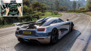 1200HP Koenigsegg One 1  Forza Horizon 5  Thrustmaster T300RS gameplay [upl. by Onivla]