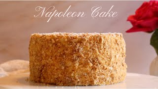 How to make Napoleon Cake  7 layer Napoleon Recipe  The BEST cake youll ever make [upl. by Inalaehon]