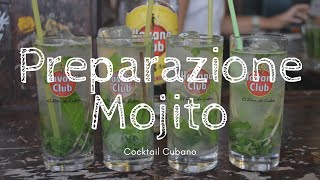 Mojito preparazione del cocktail Cubano ricetta originale  Simone Gaudio [upl. by Sebastien]