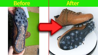 Replace soccer shoes with AG soles from Singapore  Pantofola doro [upl. by Ahsenal]