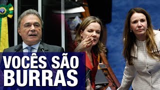 Álvaro Dias humilha senadoras e as xinga de burras Prepotência ausência de inteligência [upl. by Naanac]