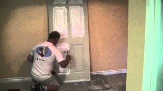 How To Paint A Panel Door With A Wiz Roller [upl. by Emile]