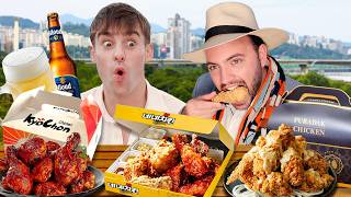 We rated every Fried Chicken in Korea [upl. by Hgielhsa541]