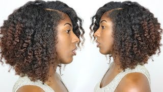 Braidout on Natural Hair  for Thick Type 4 Hair [upl. by Friedlander841]