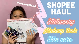 SHOPEE HAUL AFFORDABLE amp PERSONALIZED PLANNERS  SHERYL DIZON PHILIPPINES [upl. by Namara]