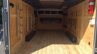 Sure Trac 85x20 Ultimate Landscaping Enclosed Cargo Trailer Brickman Landscape Pro STRLP [upl. by Tellford]