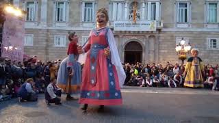 Santa Eulàlia 2019  Gegants de Corpus i Carnaval  Ball dels Gegants del Carnaval de Solsona [upl. by Annaiv]