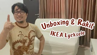 Unboxing amp Rakit Sofabed IKEA Lycksele [upl. by Ailat]