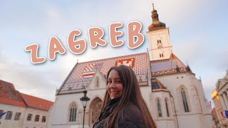 Zagreb Croatia Travel Vlog Our First Day In ZAGREB 🇭🇷 [upl. by Risteau10]