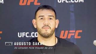 quotPronto para escrever a minha históriaquot  Augusto Sakai  UFC Vegas 9 [upl. by Downall850]