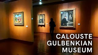 Calouste Gulbenkian Museum in Lisbon walkingtour art museum lisbon portugal [upl. by Appilihp]