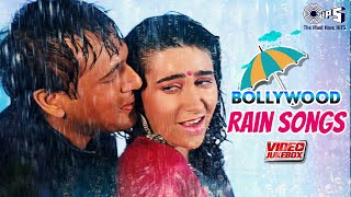 Bollywood Rain Songs  Monsoon Bollywood Romantic Songs  90s Hits Hindi Songs  Video Jukebox [upl. by Akiem]