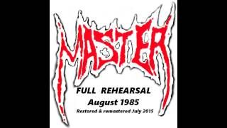 Master US FULL August 1985 rehearsal Death metalGrindcore pioneers [upl. by Neimad]