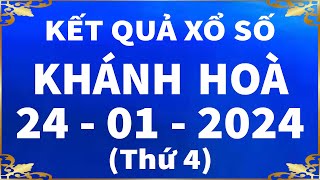 Xổ số Khánh Hòa ngày 24 tháng 1  XSKH  SXKH  XS Khánh Hòa  Xổ số kiến thiết Khánh Hòa hôm nay [upl. by Raynata]