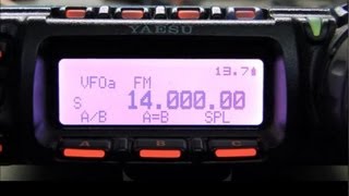 YAESU FT857D INDICAÇÃO DE BATERIA NO DISPLAY E BAIXA POTÊNCIA [upl. by Asilam]