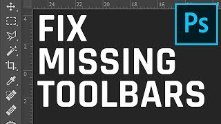 Photoshop Toolbar Missing [upl. by Evans]