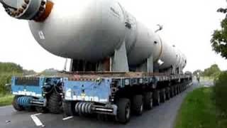 Sarens transporting 230t Reactor [upl. by Tahmosh]