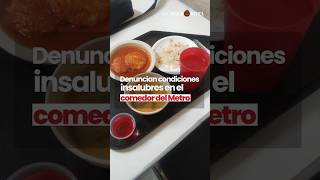 Denuncian falta de higiene en comedor del Metro [upl. by Ybur]