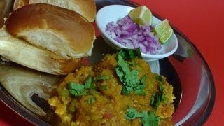 Pav Bhaji  Indian Vegetarian Street Food Recipe [upl. by Nivram]