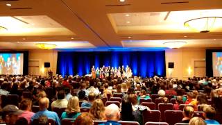 Duggars sing at a benediction for the Texas Home School Convention [upl. by Lunt39]