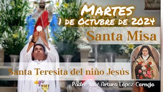 ✅ MISA DE HOY martes 1 de Octubre 2024  Padre Arturo Cornejo [upl. by Trinette]