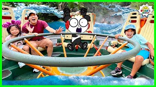 Disney World Amusement Park Rides for Kids with Ryans World [upl. by Josh82]