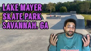 Lake Mayer Skate Park  Savannah GA [upl. by Tiat581]