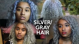 How To Dye Your Hair Silver  Gray  OffbeatLook [upl. by Lyret]