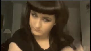 Curled Bouncy Bettie Bangs Compilation [upl. by Horick]