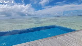 The Residence Maldives at Dhigurah  Deluxe Lagoon Pool Villa Room Tour [upl. by Charles]